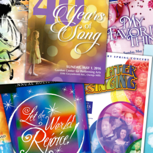 Advertise in our Concert Books